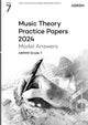 Book cover of: Music Theory Practice Papers Model Answers 2024, ABRSM Grade 7