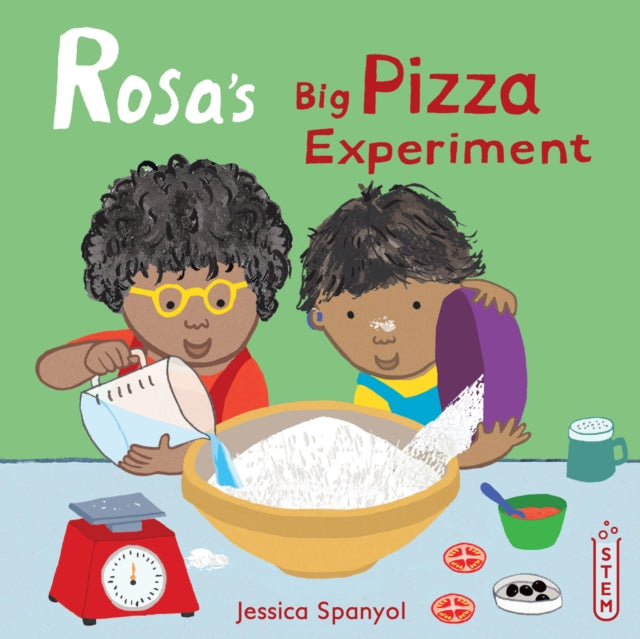 Book cover of: Rosa's Big Pizza Experiment. By: Jessica Spanyol