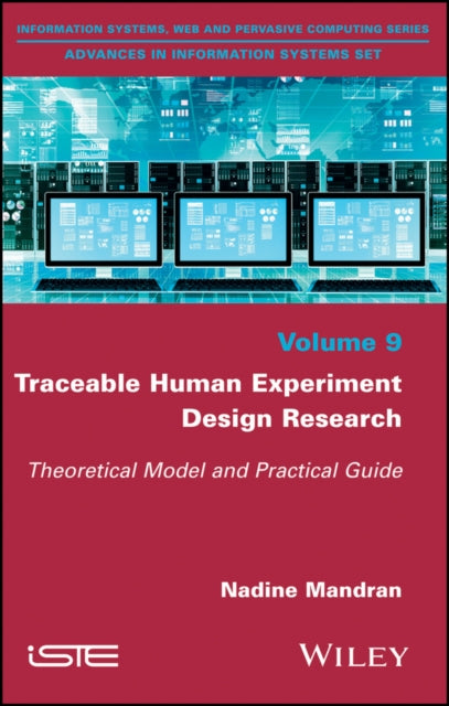 Book cover of: Traceable Human Experiment Design Research. By: Nadine Mandran