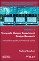 Book cover of: Traceable Human Experiment Design Research. By: Nadine Mandran