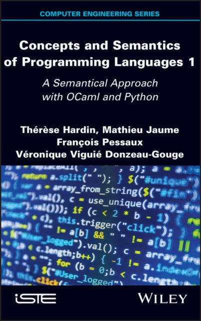 Book cover of: Concepts and Semantics of Programming Languages 1. By: Therese Hardin