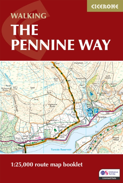 Walking the Pennine Way Map Booklet, 1:25,000 OS Route Mapping 9781786311412 Paddy Dillon