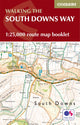 Book cover of: South Downs Way Map Booklet. By: Kev Reynolds