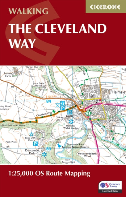 Book cover of: Cleveland Way Map Booklet. By: Paddy Dillon