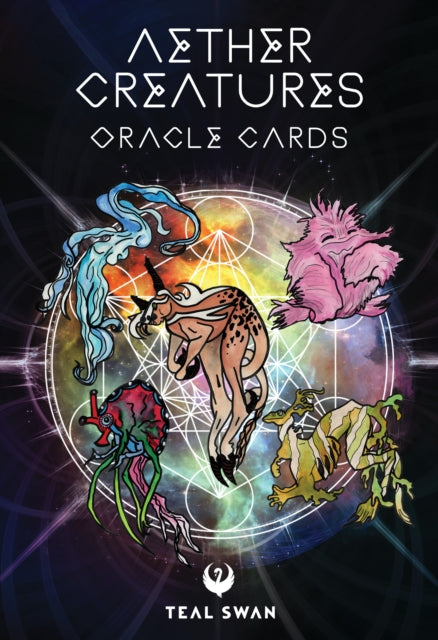 Book cover of: Aether Creatures Oracle Cards. By: Teal Swan