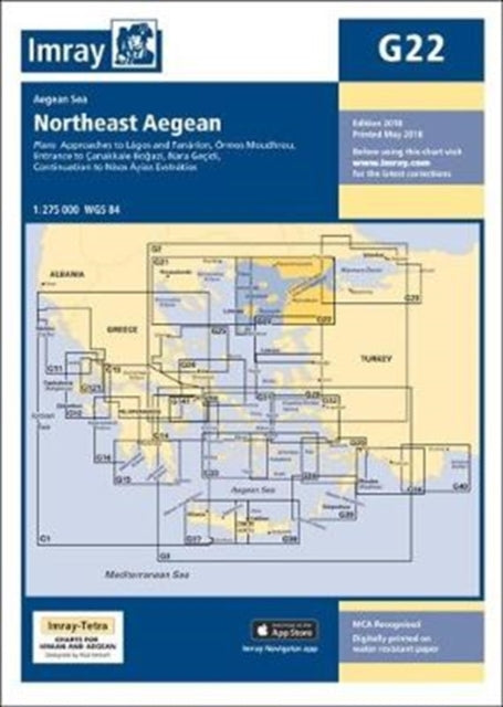 Book cover of: Imray Chart G22