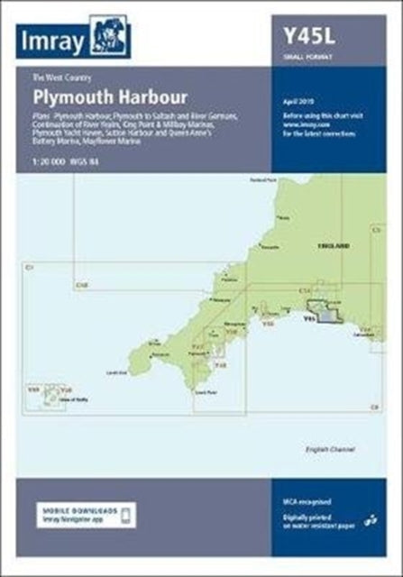 Book cover of: Imray Chart Y45 Plymouth Harbour Laminated