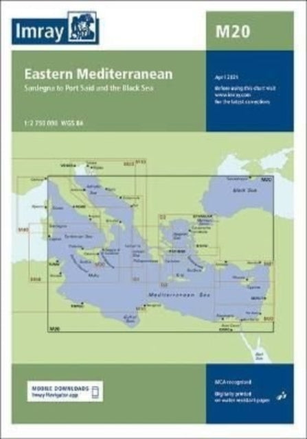 Book cover of: Imray Chart M20
