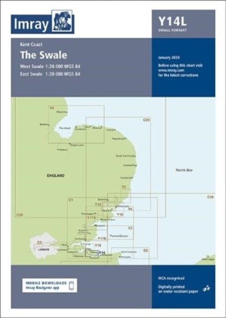 Book cover of: Imray Chart Y14 Laminated