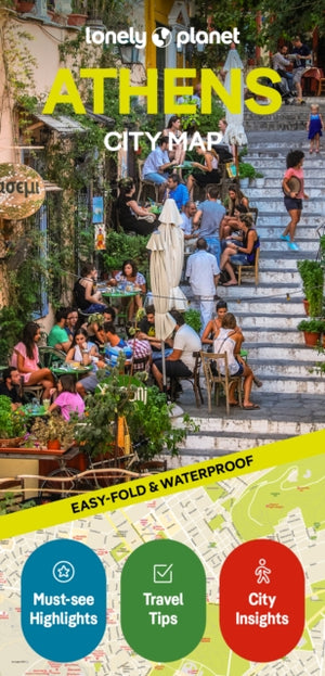 Lonely Planet Athens City Map