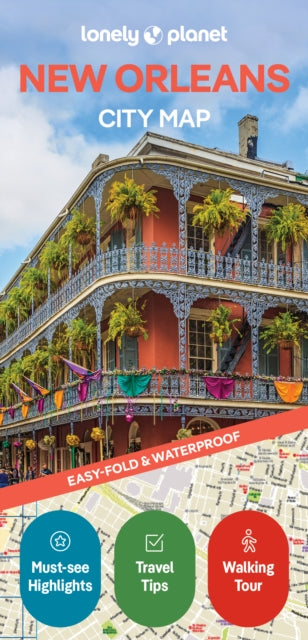 Lonely Planet New Orleans City Map