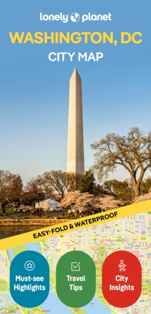 Lonely Planet Washington DC City Map