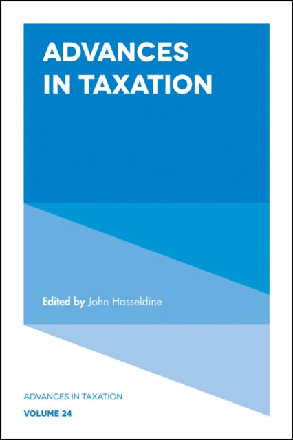 Book cover of: Advances in Taxation. By: John Hasseldine