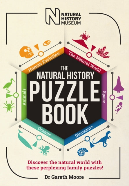 Book cover of: Natural History Puzzle Book. By: Gareth Moore