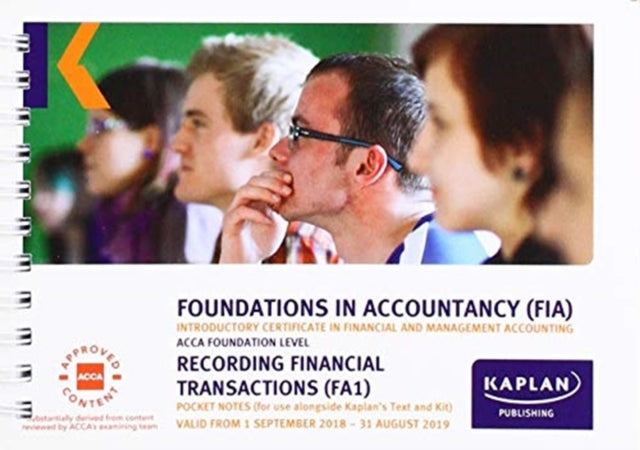 Book cover of: FA1 - RECORDING FINANCIAL TRANSACTION - POCKET NOTES