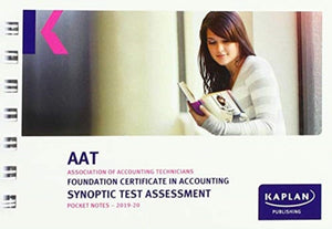 Foundation Certificate in Accounting Synoptic Test Assessment - Pocket Notes