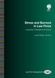 Book cover of: Stress and Burnout in Law Firms. By: Lisa M. Walker Johnson