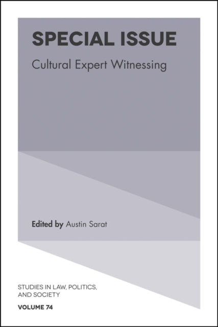 Book cover of: Special Issue. By: Austin Sarat