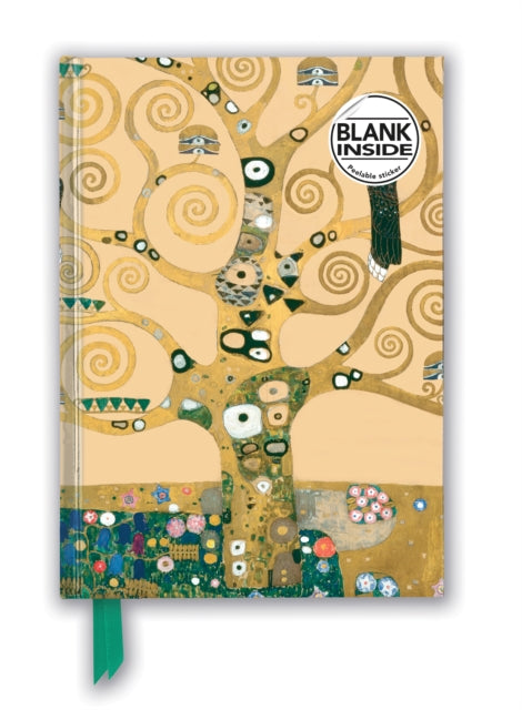 Book cover of: Gustav Klimt: Tree of Life (Foiled Blank Journal). By: Flame Tree Studio