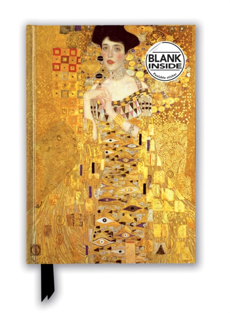 Book cover of: Gustav Klimt: Adele Bloch Bauer I (Foiled Blank Journal). By: Flame Tree Studio