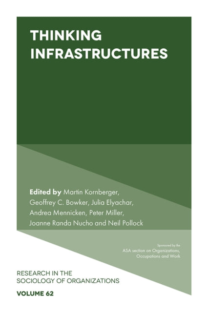 Book cover of: Thinking Infrastructures. By: Martin Kornberger