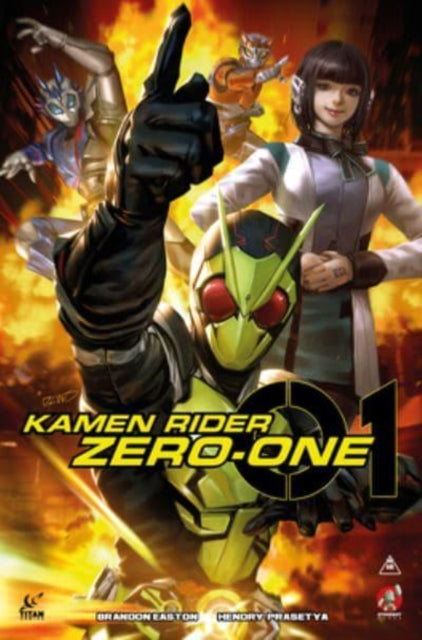 Book cover of: Kamen Rider Zero-One (Graphic Novel). By: Brandon Easton