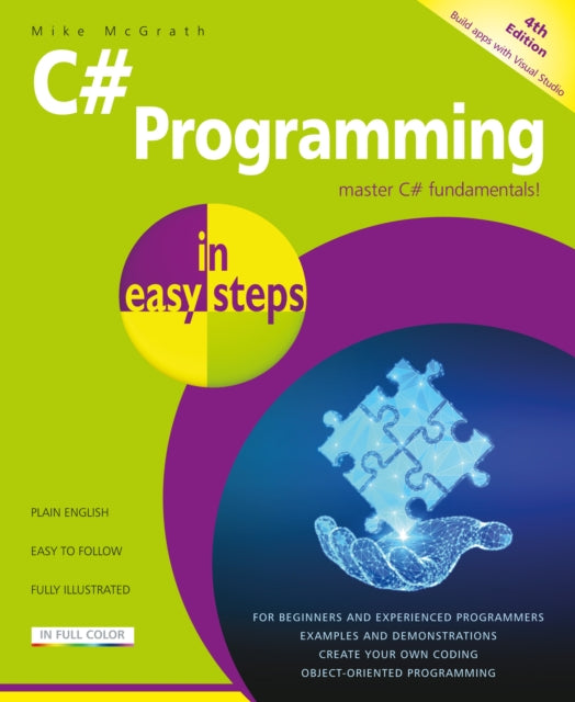 Book cover of: C# Programming in easy steps