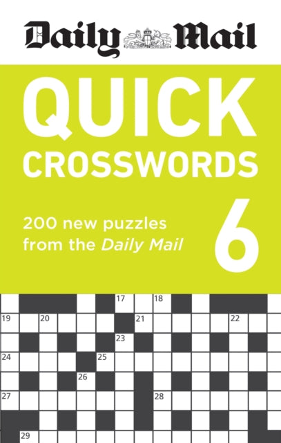 Book cover of: Daily Mail Quick Crosswords Volume 6. By: Daily Mail