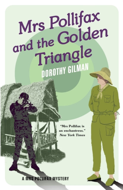 Book cover of: Mrs Pollifax and the Golden Triangle. By: Dorothy Gilman
