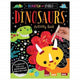 Book cover of: Scratch and Sparkle - Dinosaurs Activity Book. By: Elanor Best