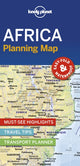 Book cover of: Lonely Planet Africa Planning Map. By: Lonely Planet