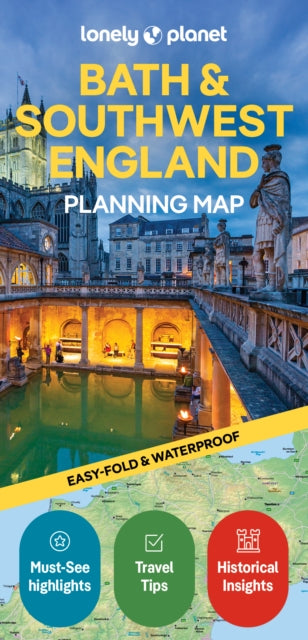 Lonely Planet Bath & Southwest England Planning Map