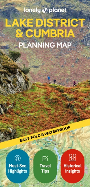 Book cover of: Lonely Planet Lake District & Cumbria Planning Map