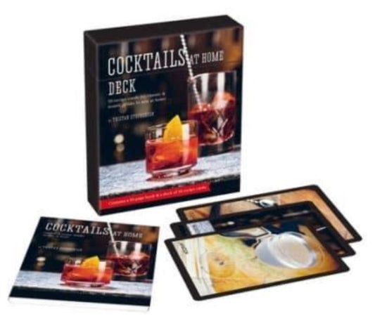 Book cover of: Cocktails at Home Deck. By: Tristan Stephenson