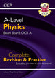 Book cover of: A-Level Physics: OCR A Year 1 & 2 Complete Revision & Practice with Online Edition