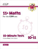 11+ CEM 10-Minute Tests: Maths - Ages 10-11 Book 1 (with Online Edition) 9781789081794 CGP Books