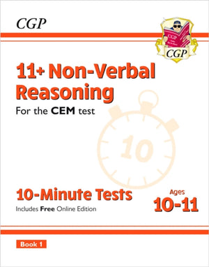 11+ CEM 10-Minute Tests: Non-Verbal Reasoning - Ages 10-11 Book 1 (with Online Edition)