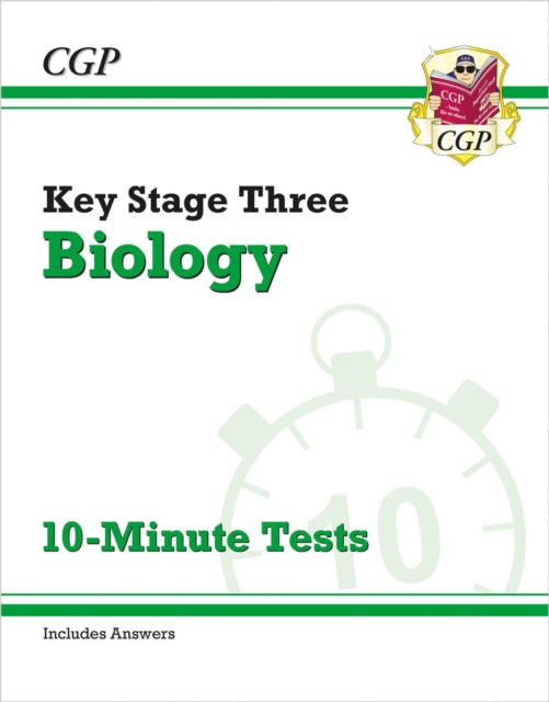 KS3 Biology 10-Minute Tests (with answers) 9781789085792 CGP Books