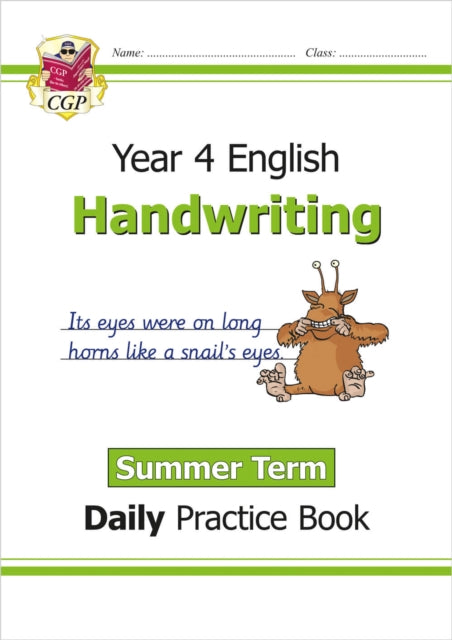 KS2 Handwriting Year 4 Daily Practice Book: Summer Term 9781789086669 Rachel Craig-McFeely
