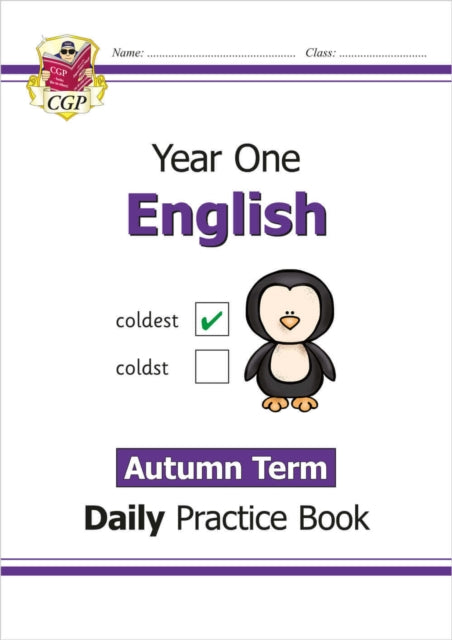 Book cover of: KS1 English Year 1 Daily Practice Book: Autumn Term. By: Izzy Bowen