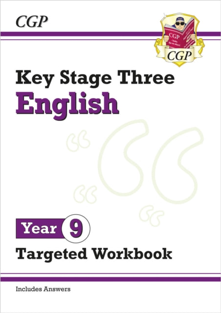 Book cover of: KS3 Year 9 English Targeted Workbook (with answers)