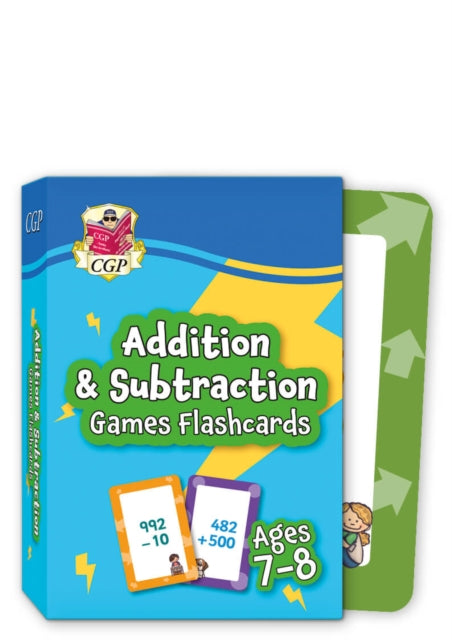 Book cover of: Addition & Subtraction Games Flashcards for Ages 7-8 (Year 3)