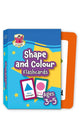Book cover of: Shape & Colour Flashcards for Ages 3-5