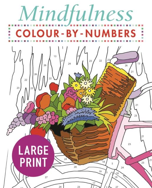 Book cover of: Mindfulness Colour-by-Numbers Large Print