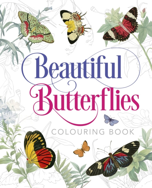 Book cover of: Beautiful Butterflies Colouring Book