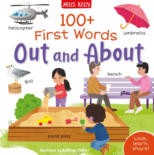 Book cover of: 100+ First Words: Out and About. By: Fran Bromage