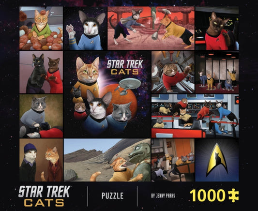 Book cover of: Star Trek Cats 1000-Piece Puzzle