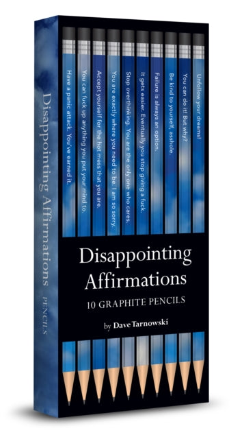 Book cover of: Disappointing Affirmations Pencils