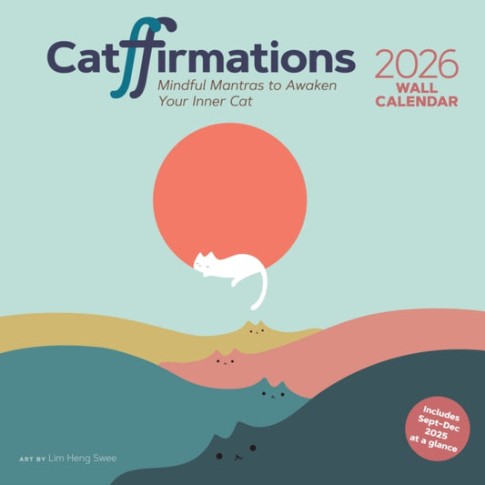 Book cover of: Catffirmations 2026 Wall Calendar