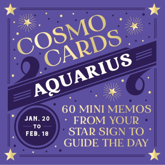 Book cover of: Cosmo Cards: Aquarius